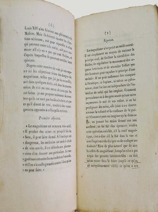 R&eacute;ponse aux objections contre le magn&eacute;tisme.