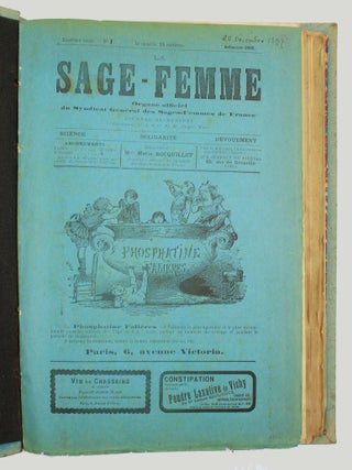 Item #18874 La Sage-femme. Organe officiel du Syndicat général des sages-femmes de France....