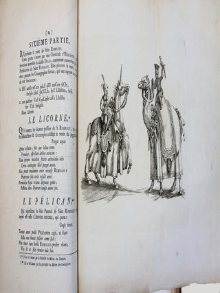 Description de la cavalcade ornée de chars de triomphe, emblêmes etc. etc. qui, à l'occasion du Jubilé millénaire de Saint Rombaut, évêque, apôtre, martyr et patron de la ville et province de Malines, sera exécutée les 26 et 27 de Juin, 3 et 10 de Juillet 1775.