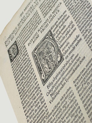 Amorum libri tres. De medicamine faciei libellus et nux. Infinitis pene erroribus e manuscriptis exemplaribus emaculati. Una cum Dominici Marii Nigri Veneti luculentissimis enarrationibus.