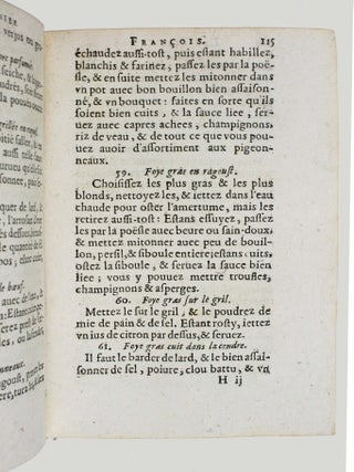 Le cuisinier françois, enseignant la manière de bien apprester & assaisonner toutes sortes de viandes grasses & maigres, légumes, patisseries, &c. Reveu, corrigé & augmenté d'un traitté de confitures seiches & liquides & autres delicatesses de bouche. Seconde édition.