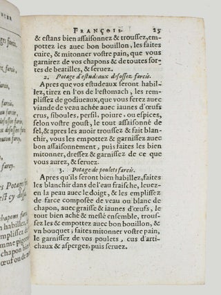 Le cuisinier françois, enseignant la manière de bien apprester & assaisonner toutes sortes de viandes grasses & maigres, légumes, patisseries, &c. Reveu, corrigé & augmenté d'un traitté de confitures seiches & liquides & autres delicatesses de bouche. Seconde édition.