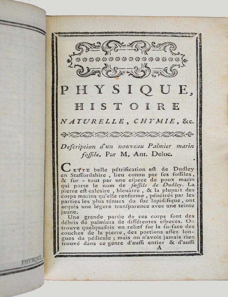 Item #18925 Calendrier int&eacute;ressant pour l'ann&eacute;e 1786, ou Almanach physico-&eacute;conomique. Contenant les principales indications qu'on peut d&eacute;sirer de trouver dans un calendriers, des m&eacute;moires et des observations sur diff&eacute;rents objets de physique; enfin un recueil de diverses op&eacute;rations qui mettent tout le monde &agrave; port&eacute;e de faire plusieurs secrets &eacute;prouv&eacute;s, utiles & agr&eacute;ables. Joseph-Aignan SIGAUD DE LAFOND.
