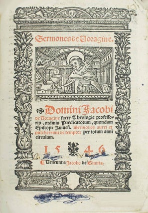 Item #3676 Sermones. Domini Jacobi de Voragine sacre Theologie professoris, ordinis predicatorum,...