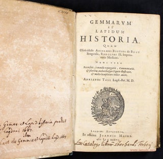 Gemmarum et Lapidum historia.