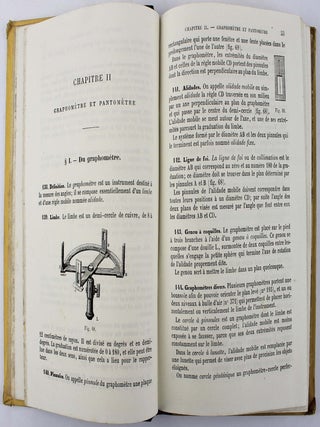 Arpentage, levé des plans et nivellement.