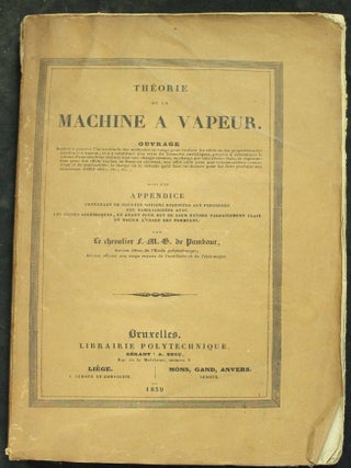 Item #7460 Théorie de la machine à vapeur. Ouvrage destiné à prouver l'inexactitude des...