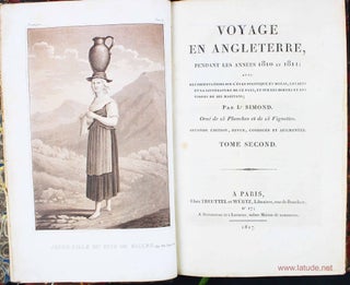 Item #8324 Voyage en Angleterre, pendant les années 1810 et 1811; avec des observations sur...
